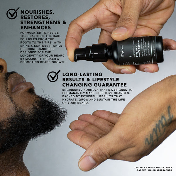 Pro Rich Men's Beard Oil, 1 oz.