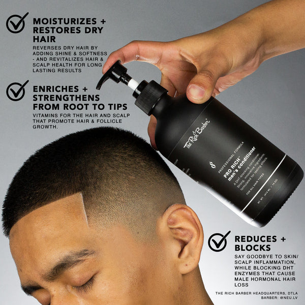 Pro Rich Men's Conditioner, 14 oz. (DHT-Blocking Formula)