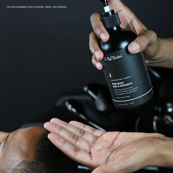 Pro Rich Men's Shampoo, 14 oz. (DHT-Blocking Formula)