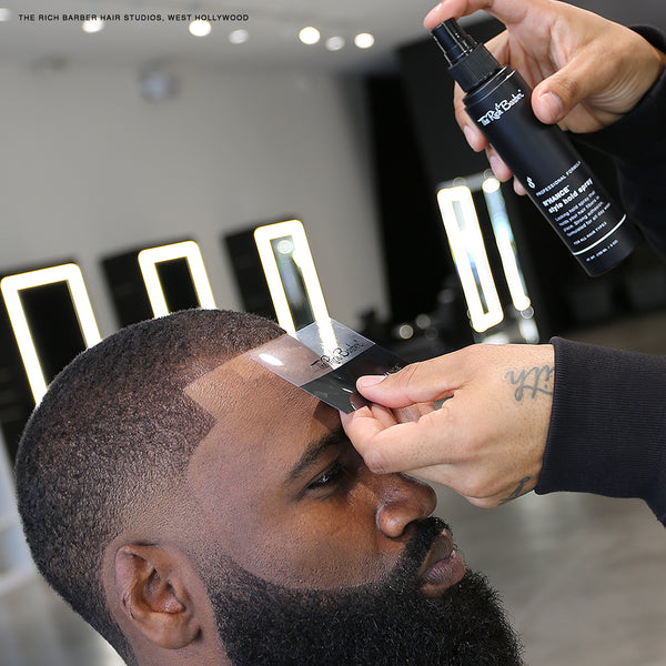 N'hance™ Pro Barber Kit II - 4-in-1 Hair Building Fibers, Hold Spray & Application Set