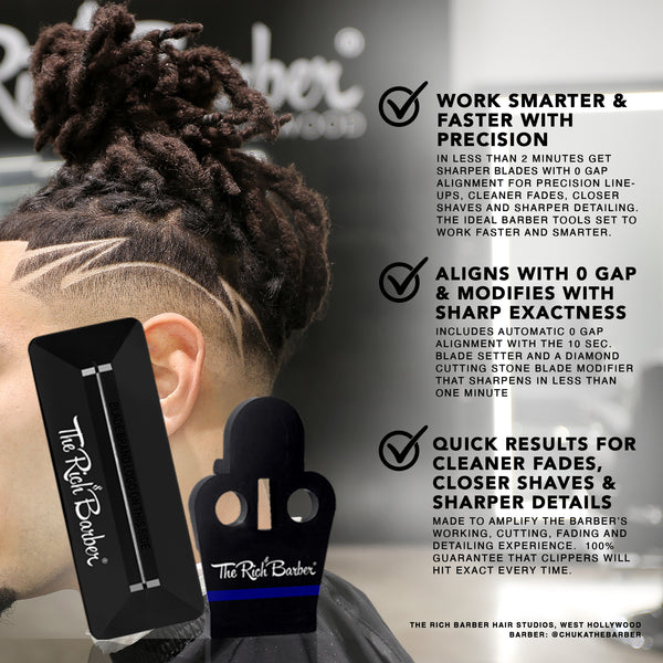 Pro Barber Tools Set: Blade Modifier™ + Blade Setter™