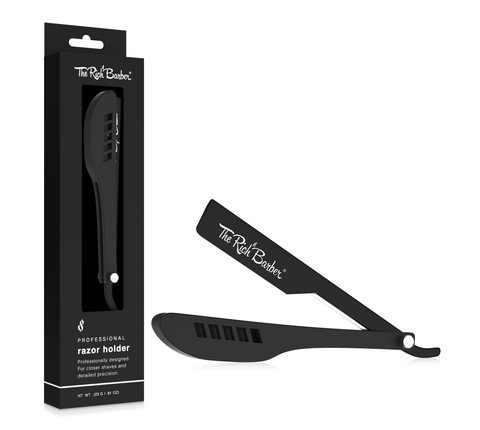 Straight Edge Razor Holder, Black